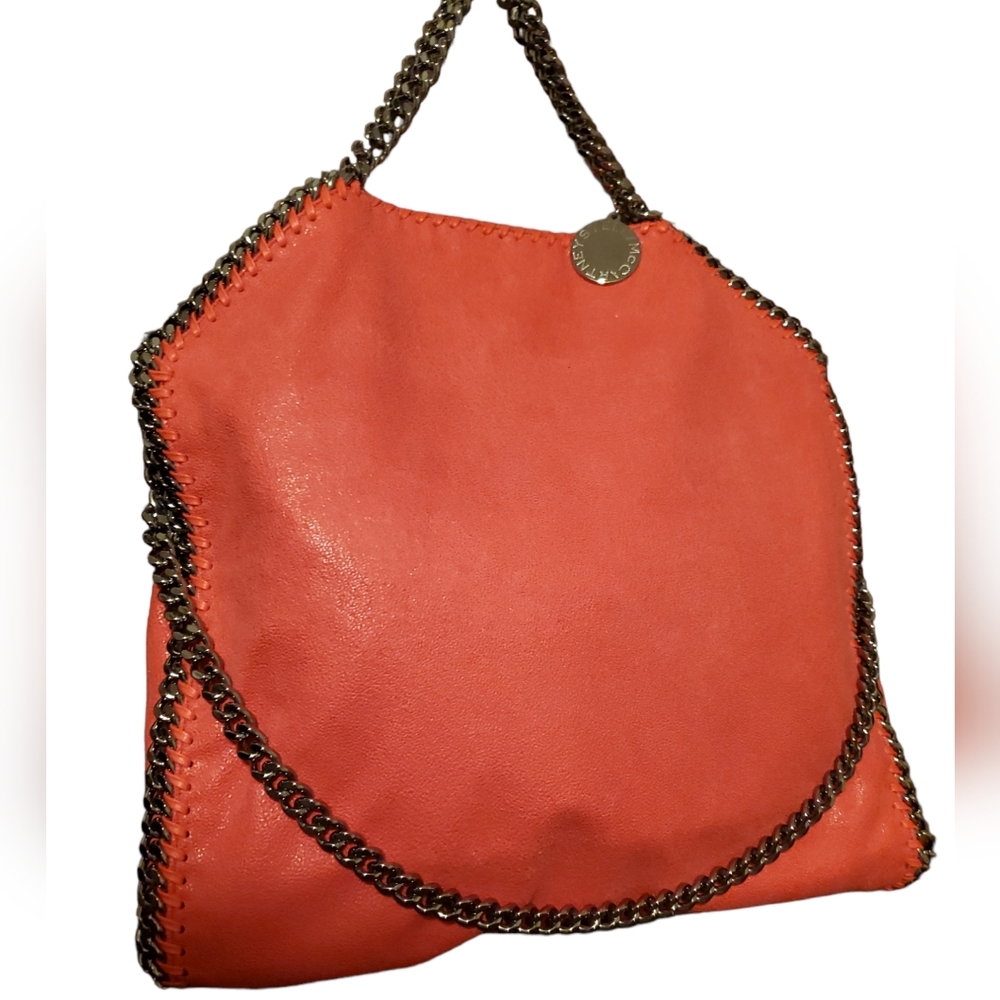 Stella McCartney Hot Pink Falabella 3 Chain Foldover Bag - NWT